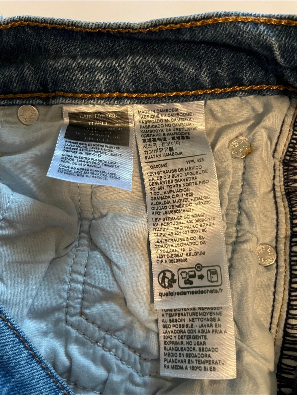 Levi’s Ribcage Straight Ankle High Rise Size 27 - Picture 12 of 16